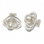 Pendientes de plata y perlas Yocari